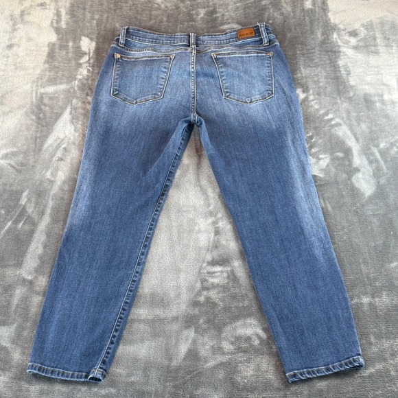 Judy Blue Jeans Womens 15/32 Relaxed Fit Dark Wash Stretch High Rise - Picture 6 of 10